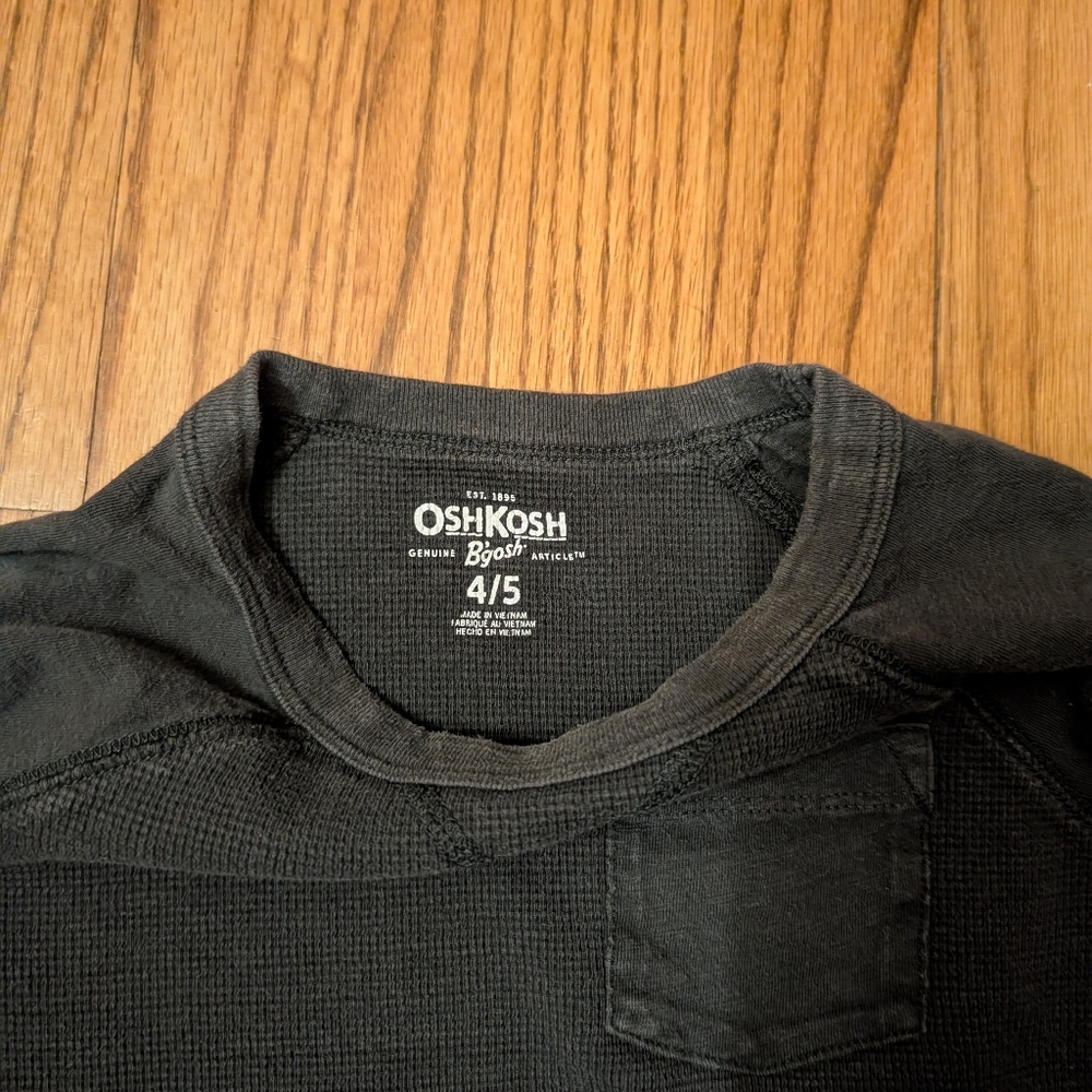 *(3 For $10.00)* OshKosh B'gosh Dark Olive green Thermal Top